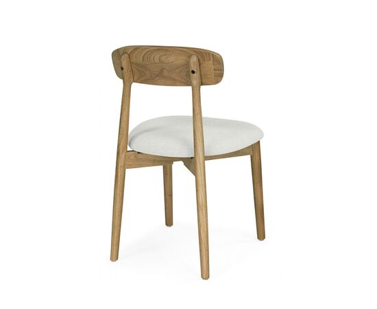 Стул деревянный Okava 1 бежевая рогожка / светлое дерево, изображение 4 | Интернет магазин мебели и декора LifeDekor