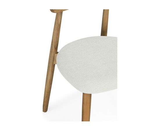 Стул деревянный Okava 1 бежевая рогожка / светлое дерево, изображение 6 | Интернет магазин мебели и декора LifeDekor