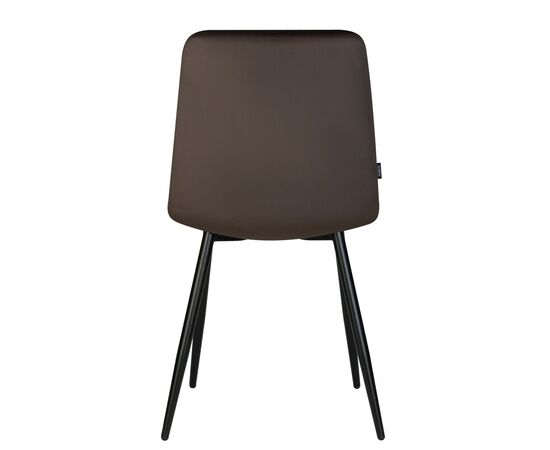 Набор 4 шт Стул обеденный DOBRIN CHILLY, Эспрессо Holland 74, основание черное, Вариант: Эспрессо Holland 74, основание черное, изображение 7 | Интернет магазин мебели и декора LifeDekor