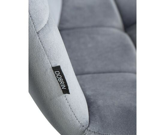 Набор 4 шт Стул обеденный DOBRIN CHILLY, Серо-голубой Holland 14, основание черное, Вариант: Серо-голубой Holland 14, основание черное, изображение 9 | Интернет магазин мебели и декора LifeDekor