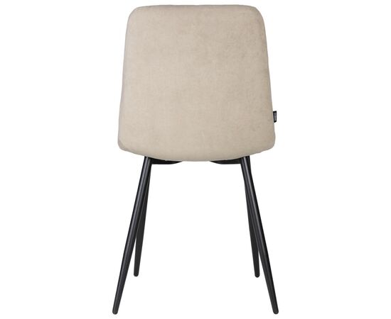 Набор 4 шт Стул обеденный DOBRIN CHILLY ROMBO, Капучино Simple 05, основание черное, Вариант: Капучино Simple 05, основание черное, изображение 6 | Интернет магазин мебели и декора LifeDekor