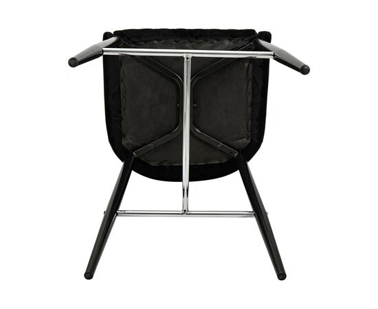 Стул барный DOBRIN CHRISTIAN'75, черные ножки, черный велюр (V108-77), Вариант: черные ножки, черный велюр (V108-77), изображение 12 | Интернет магазин мебели и декора LifeDekor