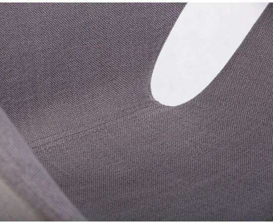 Кресло дизайнерское DOBRIN SWAN, серая ткань IF11, алюминиевое основание, Вариант: серая ткань IF11, алюминиевое основание, изображение 9 | Интернет магазин мебели и декора LifeDekor