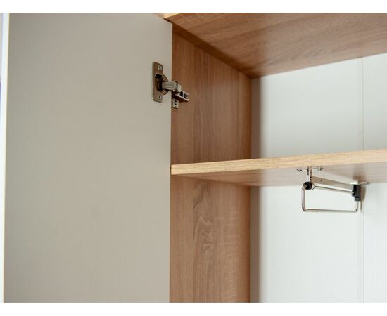 Прихожая «Интер» со шкафом, Дуб сонома/белый, изображение 4 | Интернет магазин мебели и декора LifeDekor