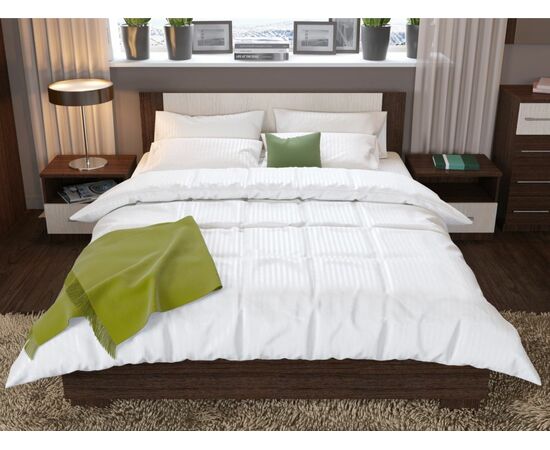 Кровать «Аврора» 160*200 (основание ЛДСП), Венге/Дуб молочный, изображение 4 | Интернет магазин мебели и декора LifeDekor