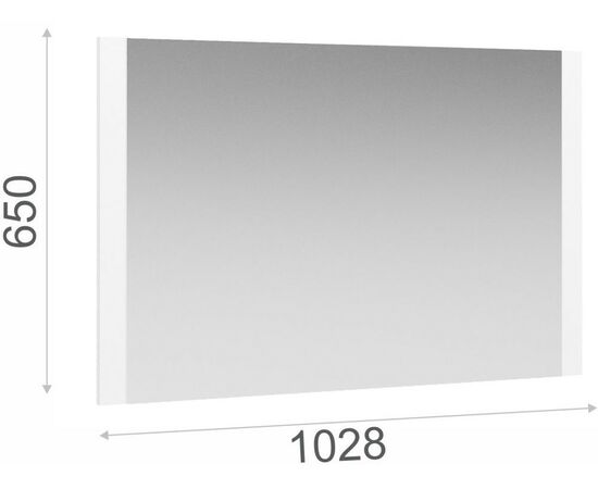 Зеркало «Аврора», Белый, изображение 3 | Интернет магазин мебели и декора LifeDekor