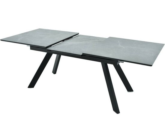 Стол «Como» Bayona Grey Natural, каркас черный, изображение 4 | Интернет магазин мебели и декора LifeDekor