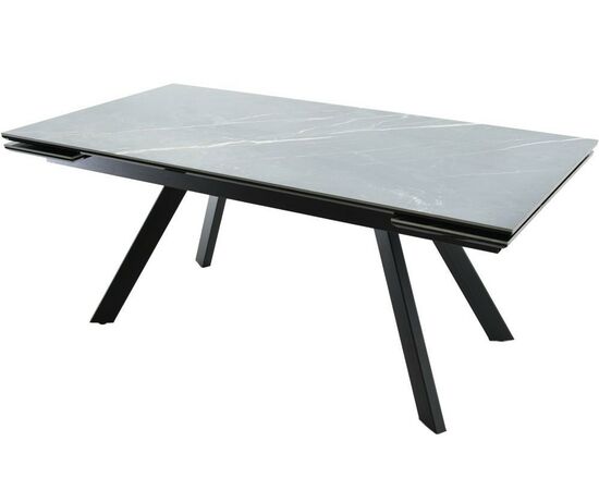 Стол «Monaco» Noir Desir Bocciardato, каркас черный, изображение 3 | Интернет магазин мебели и декора LifeDekor