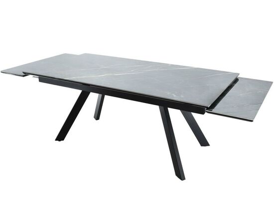 Стол «Monaco» Noir Desir Bocciardato, каркас черный, изображение 4 | Интернет магазин мебели и декора LifeDekor