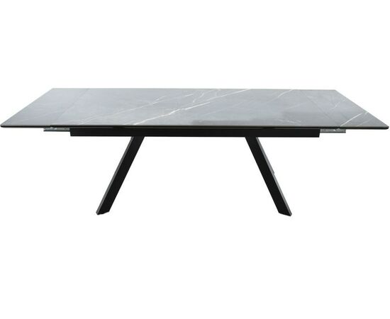 Стол «Monaco» Noir Desir Bocciardato, каркас черный, изображение 5 | Интернет магазин мебели и декора LifeDekor