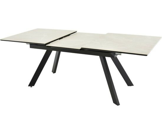 Стол «Como» Bayona Ivory Naturall, каркас черный, изображение 4 | Интернет магазин мебели и декора LifeDekor