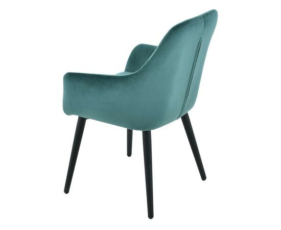 Стул «Ardeko», Монолит Эмеральд, опоры черные, изображение 6 | Интернет магазин мебели и декора LifeDekor