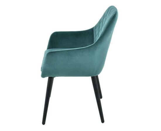 Стул «Ardeko», Монолит Эмеральд, опоры черные, изображение 7 | Интернет магазин мебели и декора LifeDekor