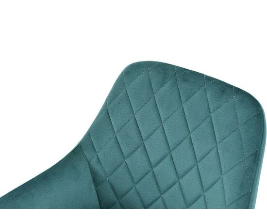 Стул «Ardeko», Монолит Эмеральд, опоры черные, изображение 8 | Интернет магазин мебели и декора LifeDekor