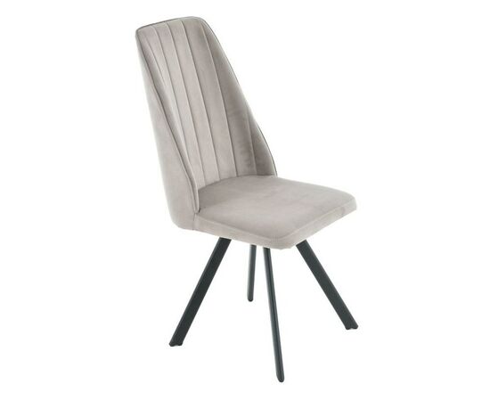 Стул «Silvio», Vivaldi 06, опоры черные, изображение 5 | Интернет магазин мебели и декора LifeDekor