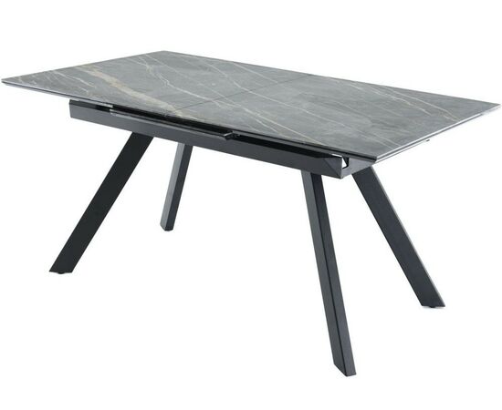 Стол «Como» Noir desir Bocciardato, каркас черный, изображение 2 | Интернет магазин мебели и декора LifeDekor