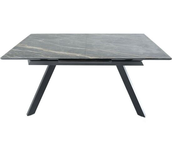 Стол «Como» Noir desir Bocciardato, каркас черный, изображение 3 | Интернет магазин мебели и декора LifeDekor