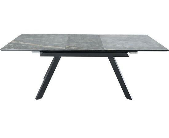 Стол «Como» Noir desir Bocciardato, каркас черный, изображение 4 | Интернет магазин мебели и декора LifeDekor