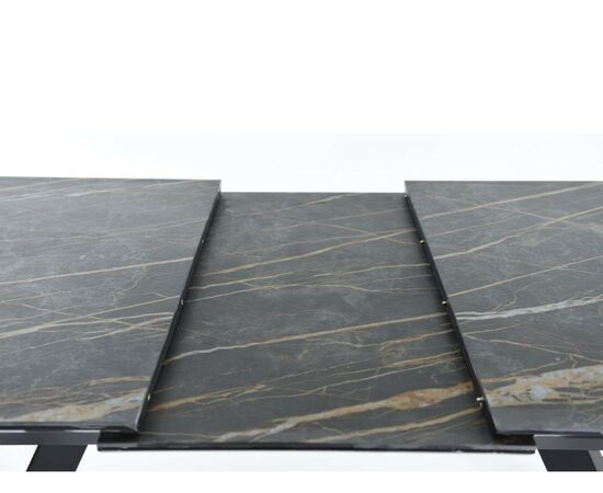 Стол «Como» Noir desir Bocciardato, каркас черный, изображение 8 | Интернет магазин мебели и декора LifeDekor