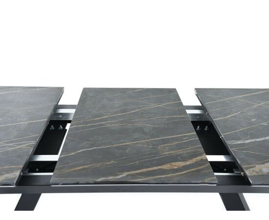 Стол «Como» Noir desir Bocciardato, каркас черный, изображение 9 | Интернет магазин мебели и декора LifeDekor