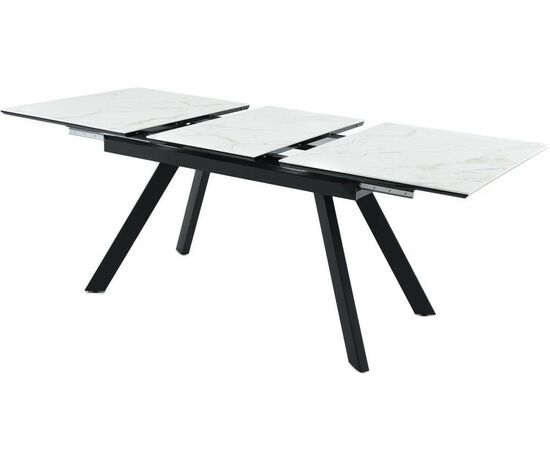 Стол «Como» Calacata vaglioro, каркас черный, изображение 6 | Интернет магазин мебели и декора LifeDekor