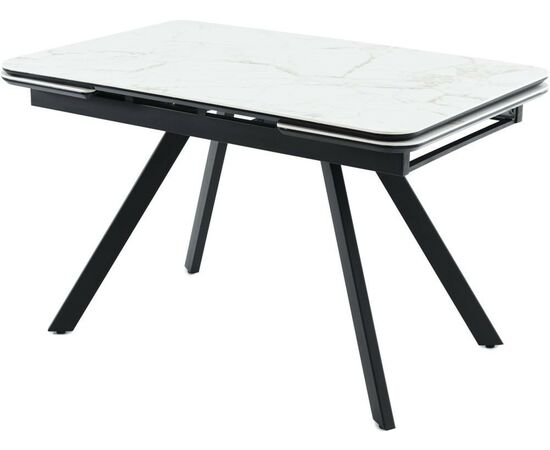 Стол «Леон» Calacata vaglioro, каркас черный, изображение 3 | Интернет магазин мебели и декора LifeDekor