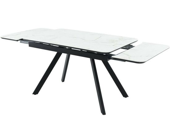 Стол «Леон» Calacata vaglioro, каркас черный, изображение 4 | Интернет магазин мебели и декора LifeDekor