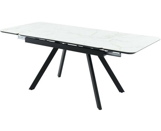 Стол «Леон» Calacata vaglioro, каркас черный, изображение 6 | Интернет магазин мебели и декора LifeDekor