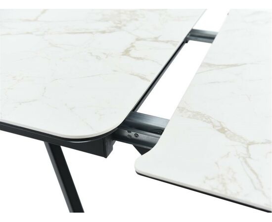 Стол «Леон» Calacata vaglioro, каркас черный, изображение 8 | Интернет магазин мебели и декора LifeDekor