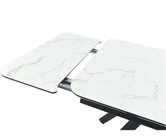 Стол «Леон» Calacata vaglioro, каркас черный, изображение 9 | Интернет магазин мебели и декора LifeDekor