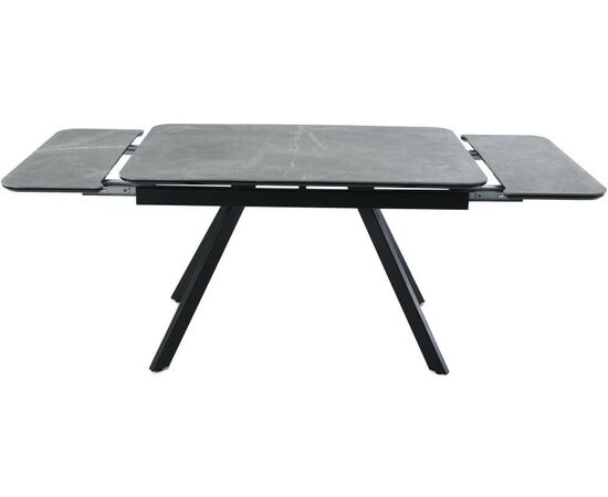 Стол «Леон» Bayona Grey Natural, каркас черный, изображение 4 | Интернет магазин мебели и декора LifeDekor