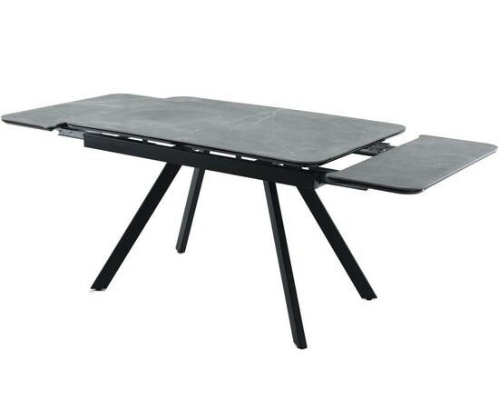 Стол «Леон» Bayona Grey Natural, каркас черный, изображение 5 | Интернет магазин мебели и декора LifeDekor