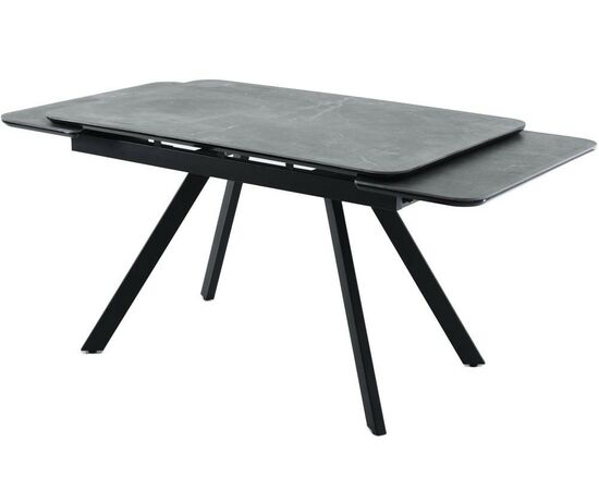 Стол «Леон» Bayona Grey Natural, каркас черный, изображение 6 | Интернет магазин мебели и декора LifeDekor