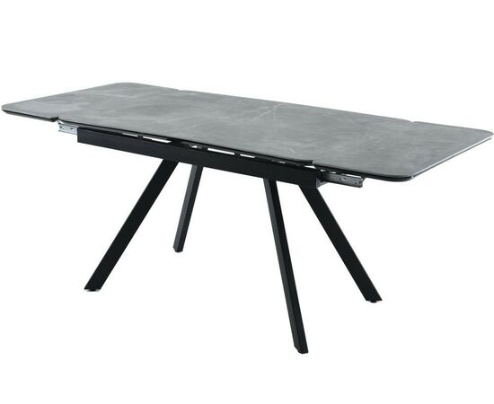 Стол «Леон» Bayona Grey Natural, каркас черный, изображение 7 | Интернет магазин мебели и декора LifeDekor