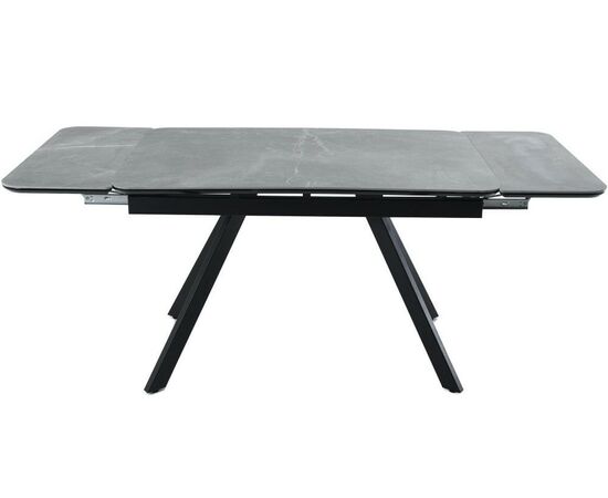 Стол «Леон» Bayona Grey Natural, каркас черный, изображение 8 | Интернет магазин мебели и декора LifeDekor