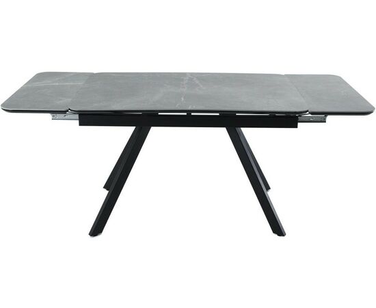 Стол «Леон» Bayona Grey Natural, каркас черный, изображение 9 | Интернет магазин мебели и декора LifeDekor