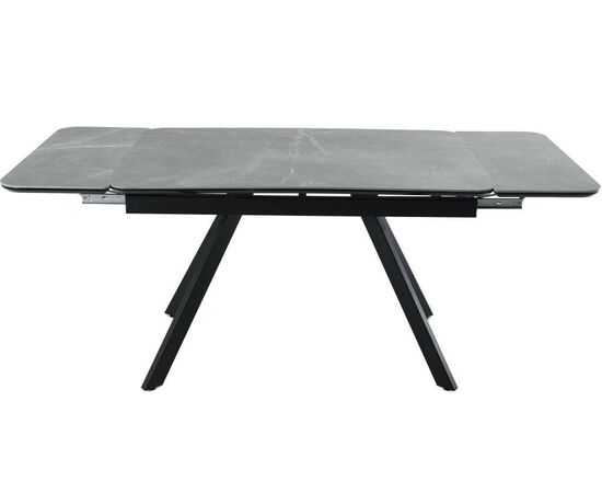 Стол «Леон» Bayona Grey Natural, каркас черный, изображение 10 | Интернет магазин мебели и декора LifeDekor