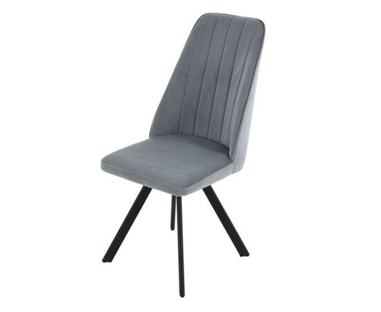 Стул «Silvio», Vivaldi 07, опоры черные, изображение 2 | Интернет магазин мебели и декора LifeDekor