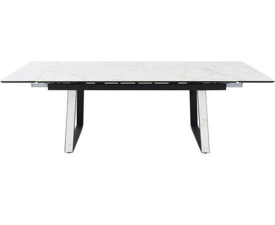 Стол «Monaco» Quadro, Calacata vaglioro, каркас черный, изображение 3 | Интернет магазин мебели и декора LifeDekor