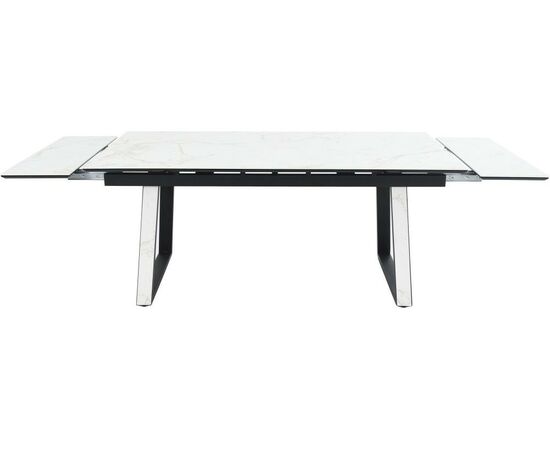 Стол «Monaco» Quadro, Calacata vaglioro, каркас черный, изображение 6 | Интернет магазин мебели и декора LifeDekor