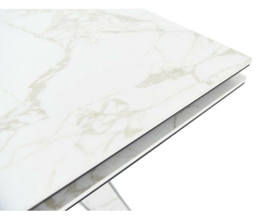 Стол «Monaco» Quadro, Calacata vaglioro, каркас черный, изображение 8 | Интернет магазин мебели и декора LifeDekor