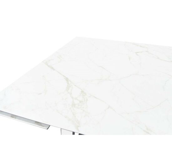 Стол «Monaco» Quadro, Calacata vaglioro, каркас черный, изображение 9 | Интернет магазин мебели и декора LifeDekor