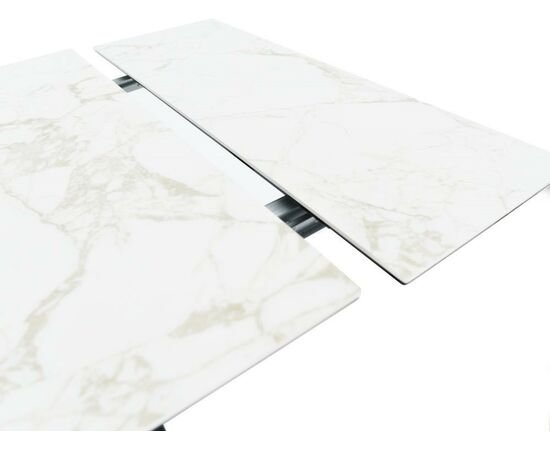 Стол «Monaco» Quadro, Calacata vaglioro, каркас черный, изображение 10 | Интернет магазин мебели и декора LifeDekor