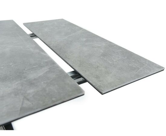 Стол «Monaco» Quadro, Bayona Grey natural, каркас черный, изображение 8 | Интернет магазин мебели и декора LifeDekor