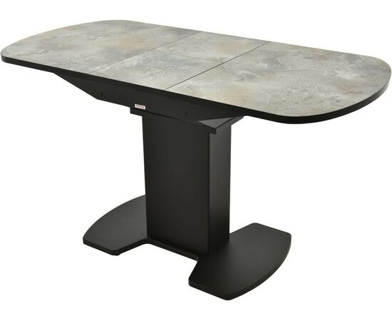 Обеденная группа (Стол Корсика Мрамор светлый и 4 Бордо Милано 12), черный, изображение 5 | Интернет магазин мебели и декора LifeDekor