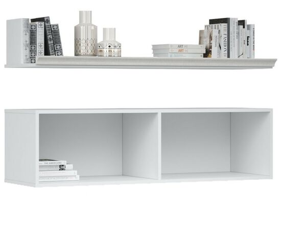 Гостиная «Лацио-2», Белый/Белое дерево, изображение 8 | Интернет магазин мебели и декора LifeDekor