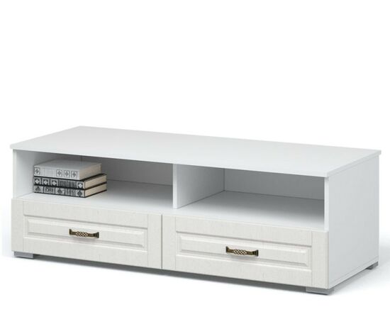 Тумба ТВ «Лацио», Белый/Белое дерево, изображение 2 | Интернет магазин мебели и декора LifeDekor