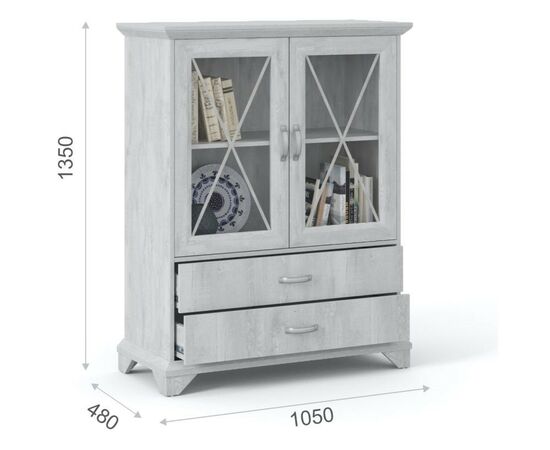 Гостиная «Лорена», Бетон Паин белый, изображение 4 | Интернет магазин мебели и декора LifeDekor