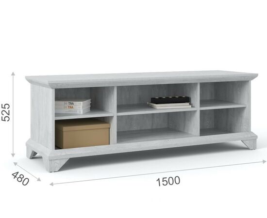 Гостиная «Лорена», Бетон Паин белый, изображение 6 | Интернет магазин мебели и декора LifeDekor