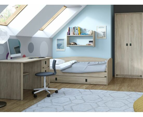 Полка «Валенсия», Дуб сонома, изображение 4 | Интернет магазин мебели и декора LifeDekor